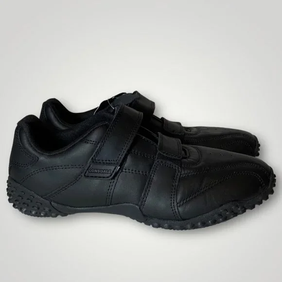 Lonsdale London Shoes Lonsdale Fulham Boys Trainers Blackblack